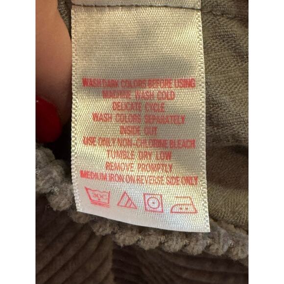 Women Within Corduroy Shacket Warm Pleat-Back Jacket Army Green Sz. 3X (30-32) - Picture 10 of 12